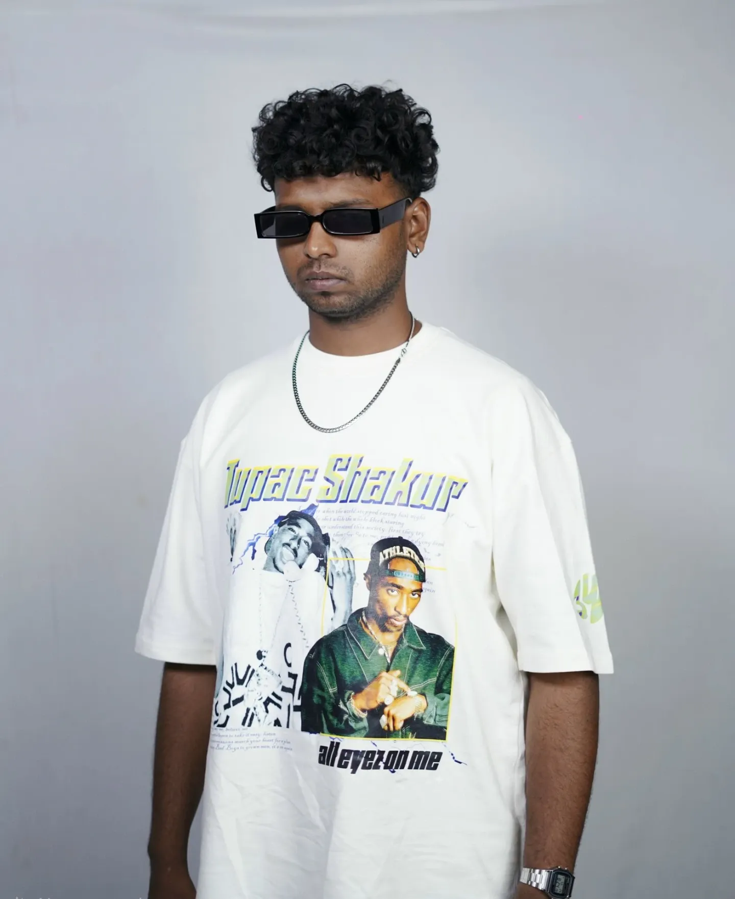 TUPAC WHITE TEE(LIMITED EDITION)