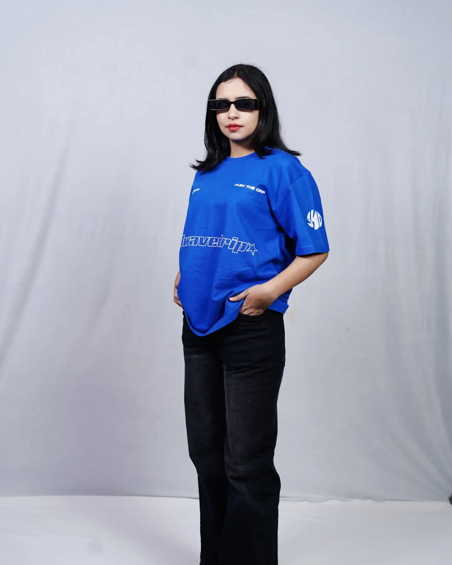 OVERSIZED BLUE 3WD OFFICIAL TEE (S)